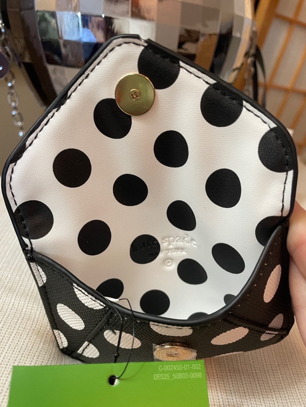 Kate Spade New York x Target Disco Heart Crossbody bag NWT & Polka Dot Case NWT - Picture 14 of 17